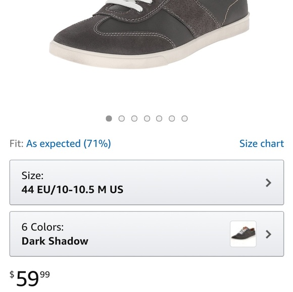 ecco children's shoe size chart